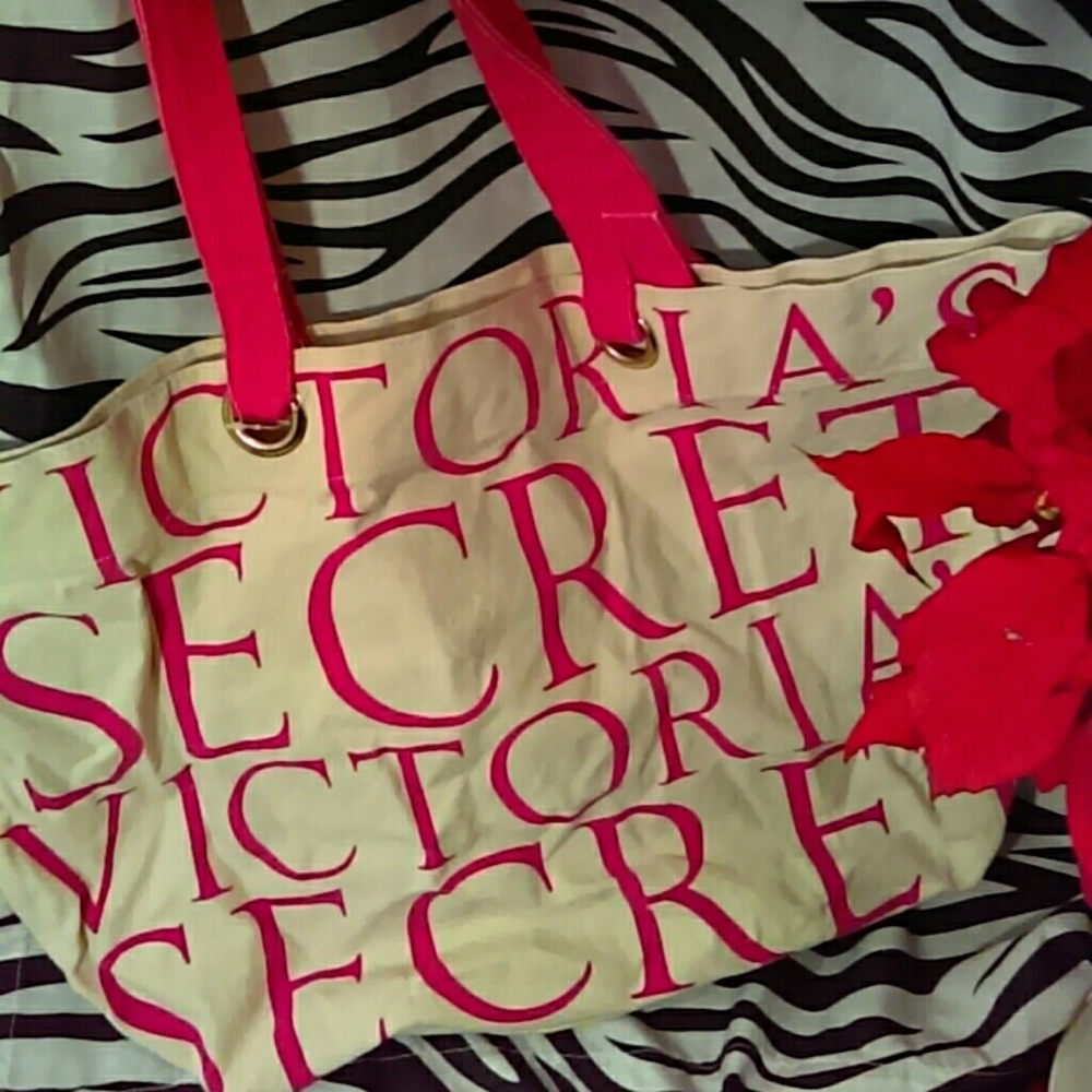 Pink Victoria's secret bag